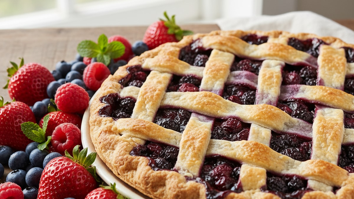 Berry Medley Pie